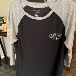 Champion Black and Gray Tee